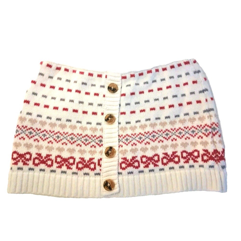 Von FeuerKnit Sweater Skirt Girls 4T Christmas‎ Holidays 9" L